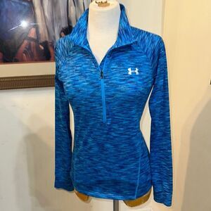 TOP - Under Armour Blue UA Tech 1/2 Zip Pullover Size Small